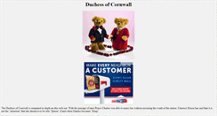 Desktop Screenshot of duchess-of-cornwall.co.uk